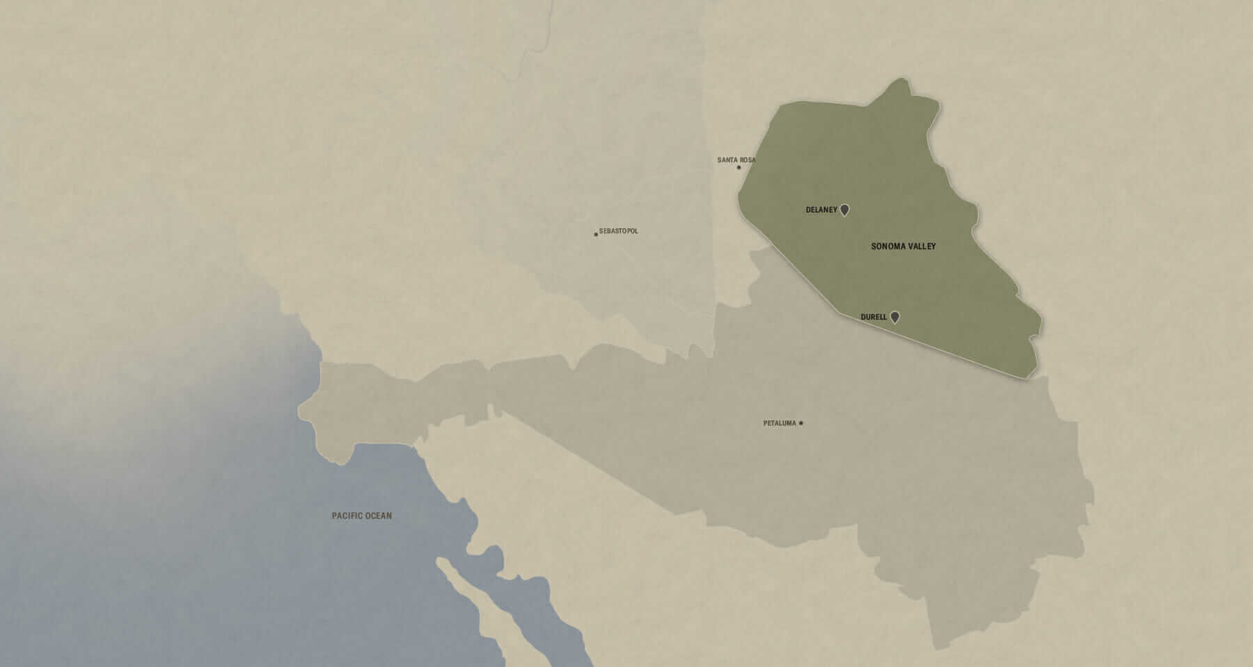 Sonoma Valley Map