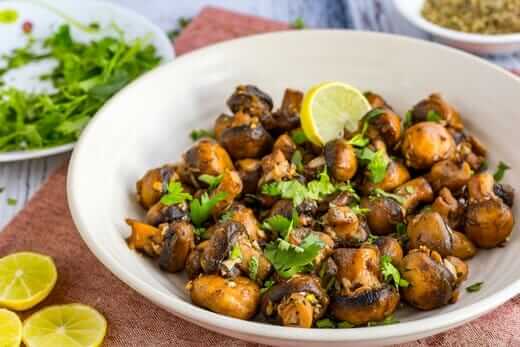 Roasted Mushrooms with Herbs