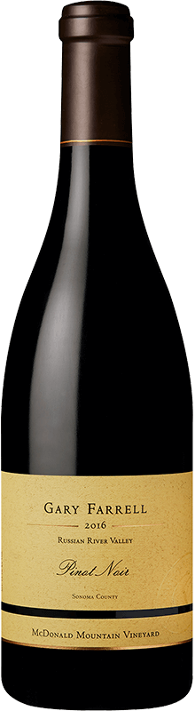 Gary Farrell 2016 Russian River Valley Sonoma County McDonald Mountain Vineyard Designate Pinot Noir