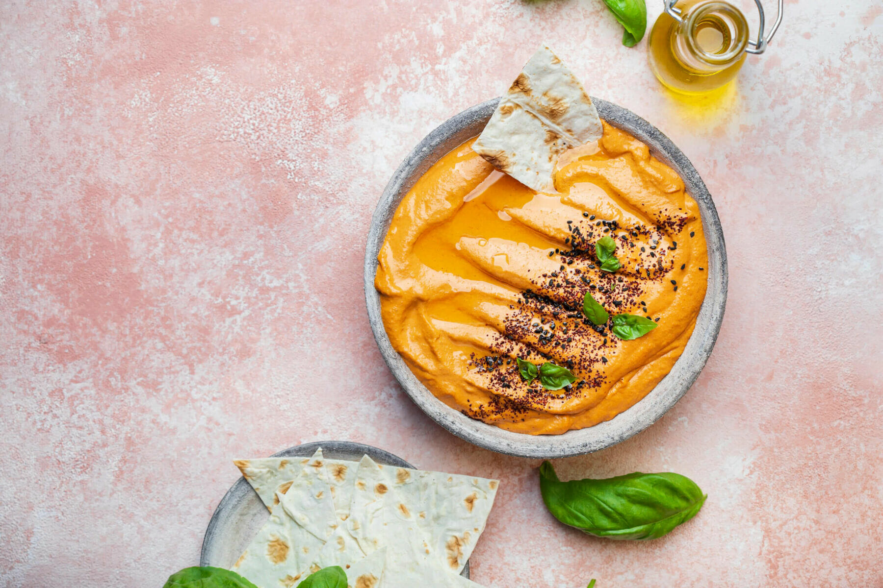 Muhammara Dip with Pita