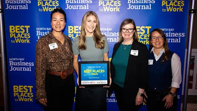 Gary Farrell Winery Named North Bay Business Journal 2025 Best Places to Work
