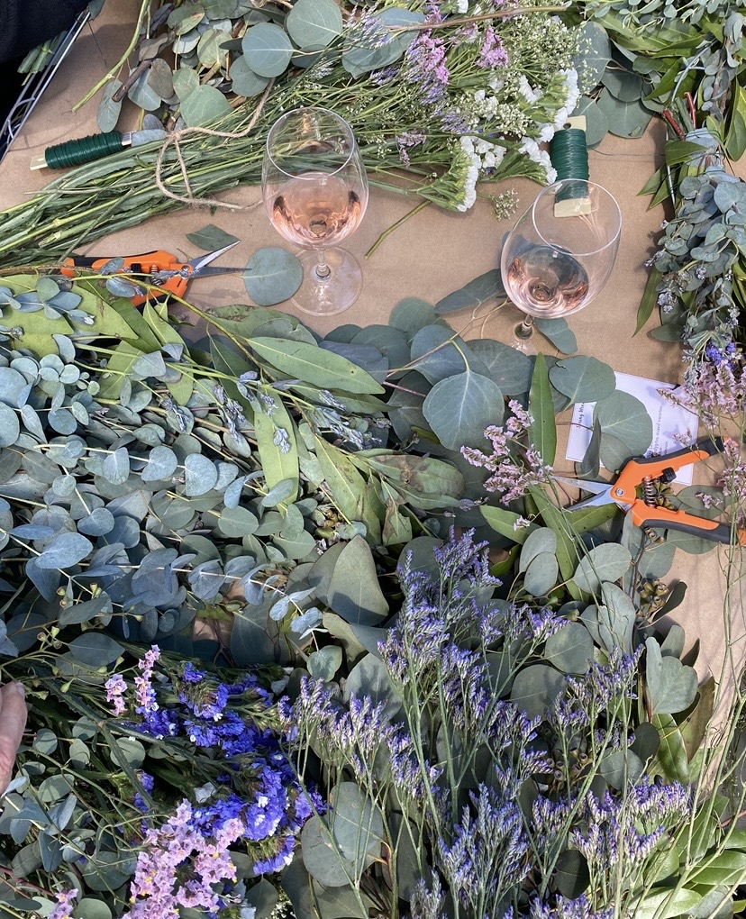 Stems & Sips: Wreath Making Class